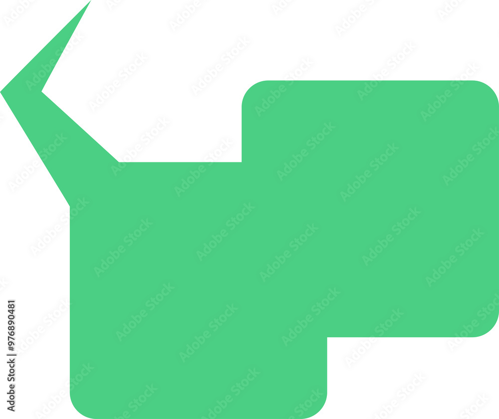 Blank Comic Speech Bubble Illustration