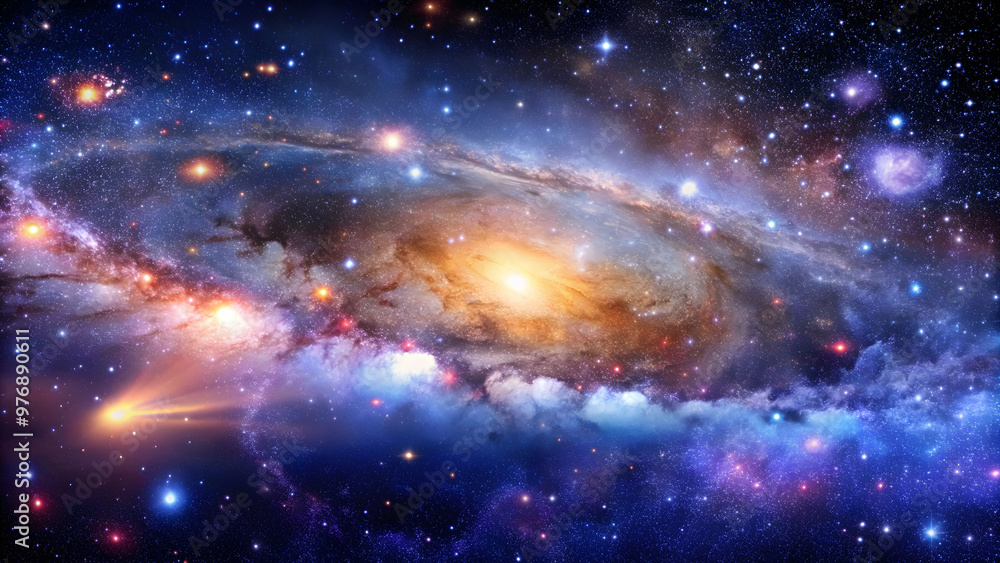A stunning image of the vast expanse of space filled with stars and galaxies , universe, cosmos, astronomical A stunning image of the vast expanse of space filled with stars and galaxies , universe, cosmos, astronomical