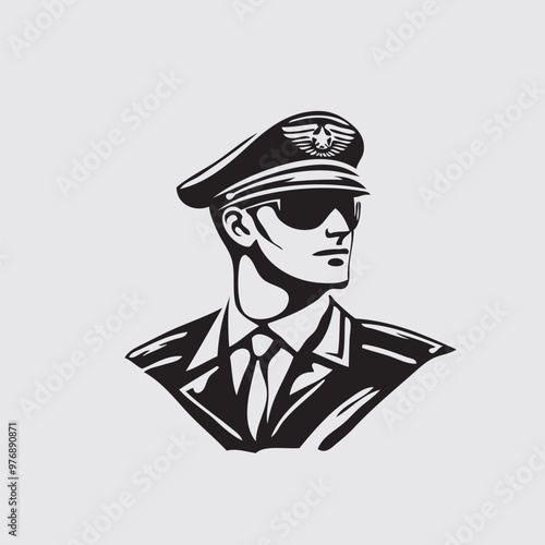 pilot logo, pilot vector logo