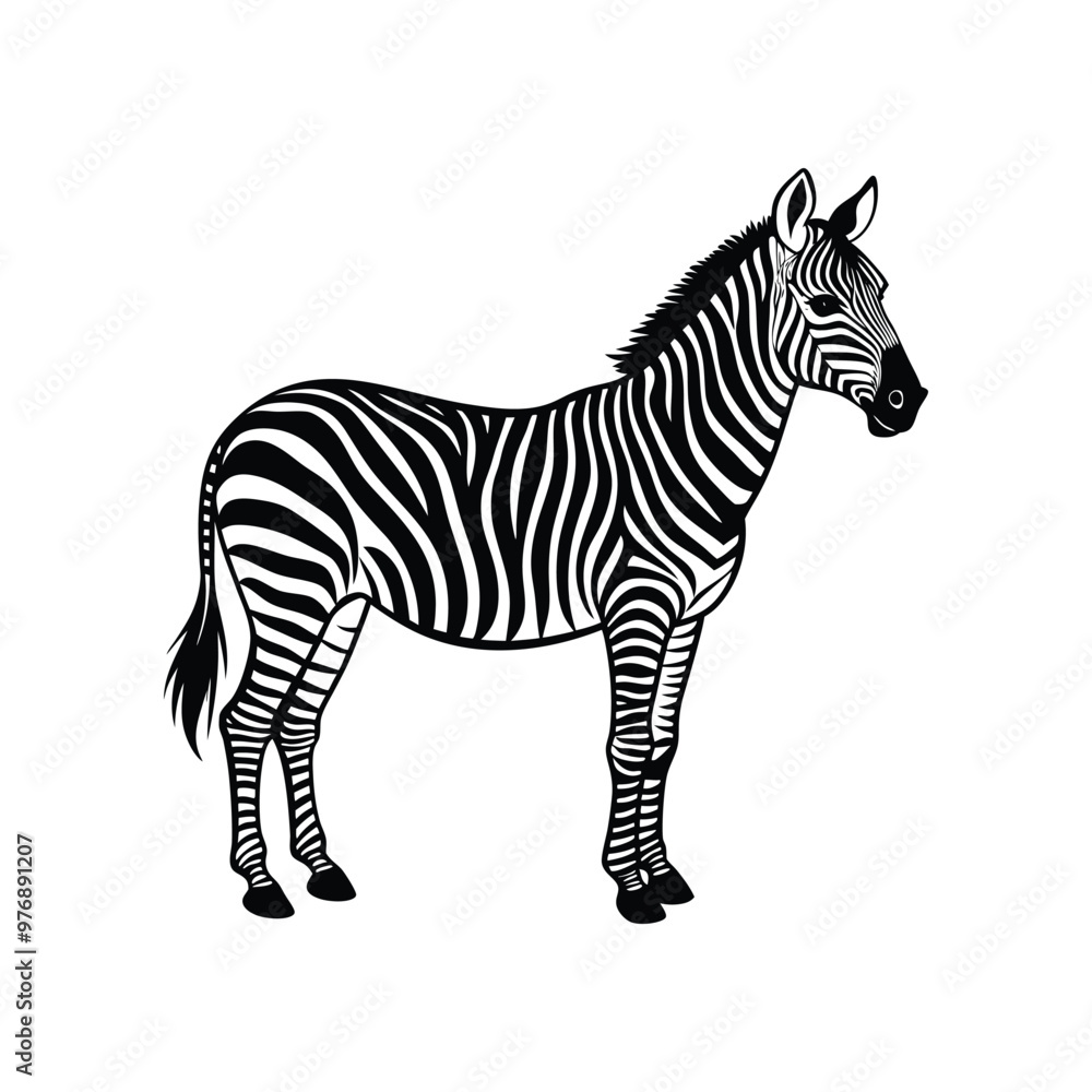Obraz premium zebra vector illustration