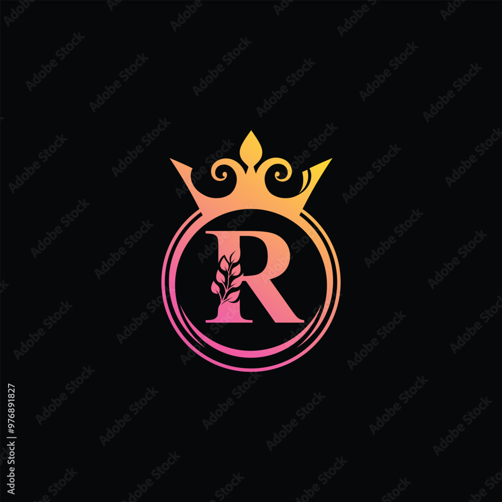 Royal Beauty Care Logo With Letter R