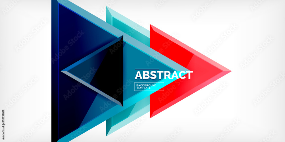 Abstract background - glossy triangles. Vector Illustration For Wallpaper, Banner, Background, Card, Book Illustration, landing page Abstract background - glossy triangles. Vector Illustration For Wallpaper, Banner, Background, Card, Book Illustration, landing page