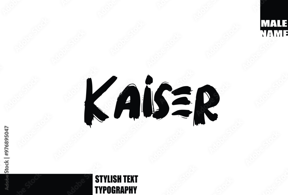 Male Name In Bold Grunge Animated Typography Text Kaiser. Male Name In Bold Grunge Animated Typography Text Kaiser.