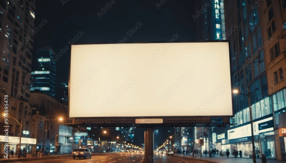citylight mockup, space for advertising or information, ai generated, ai citylight mockup, space for advertising or information, ai generated, ai