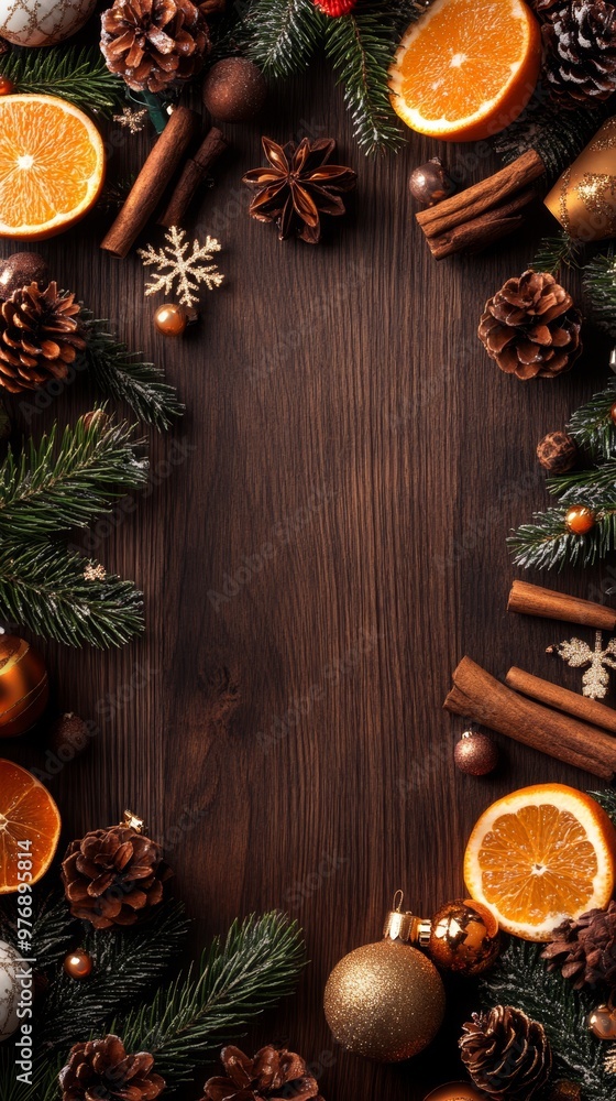 Festive Christmas background Festive Christmas background