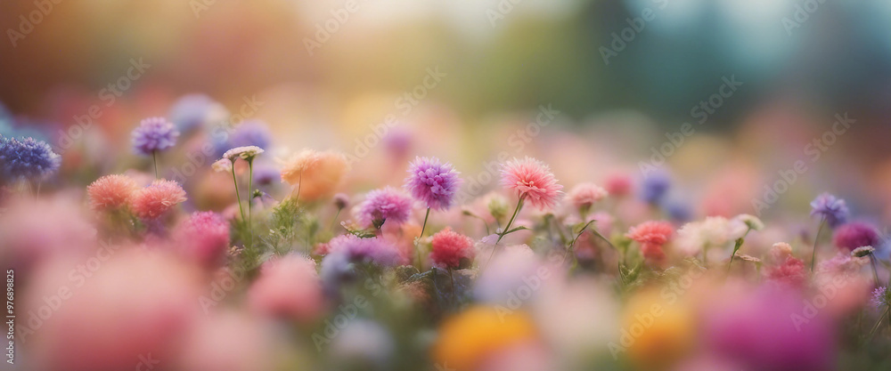 A beautiful background with colorful flowers that has a floral pastel appearance A beautiful background with colorful flowers that has a floral pastel appearance