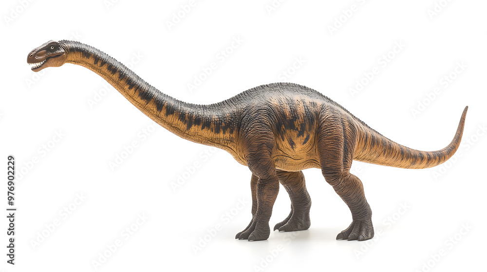 Naklejka premium Brachiosaurus dinosaur isolated on white background