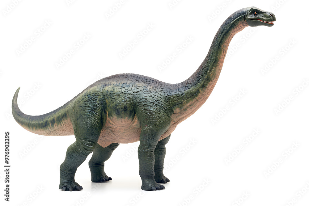 Fototapeta premium Brachiosaurus dinosaur isolated on white background