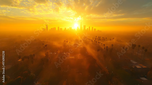 A breathtaking sunrise over...