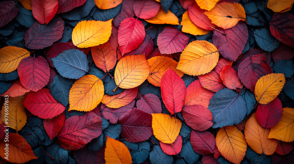 Vibrant autumn leaves blanket the ground in a serene park during a crisp afternoon in October Vibrant autumn leaves blanket the ground in a serene park during a crisp afternoon in October