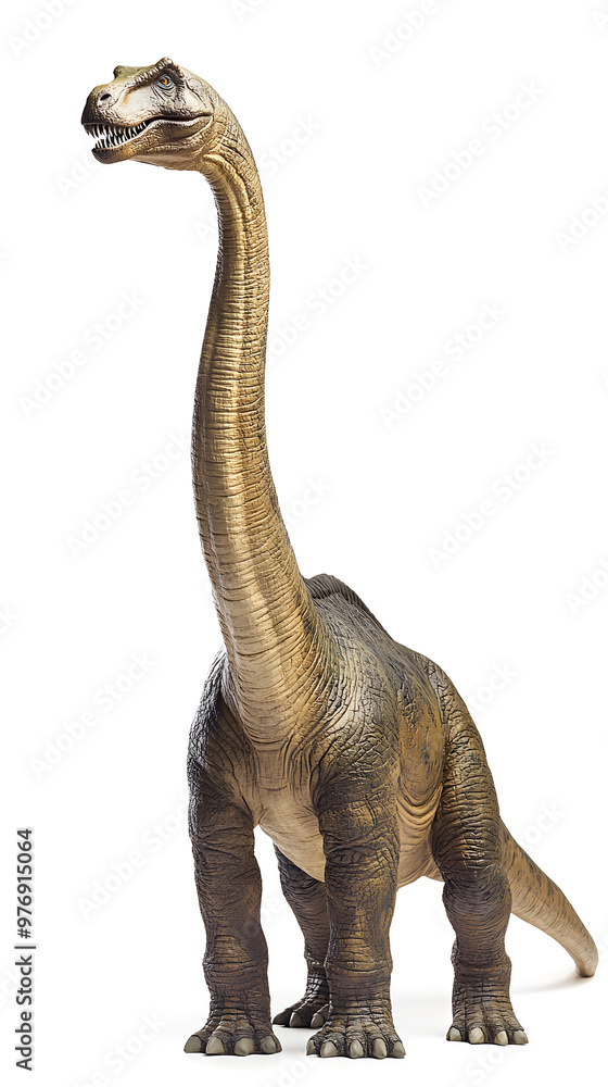 Obraz premium Brachiosaurus dinosaur isolated on white background