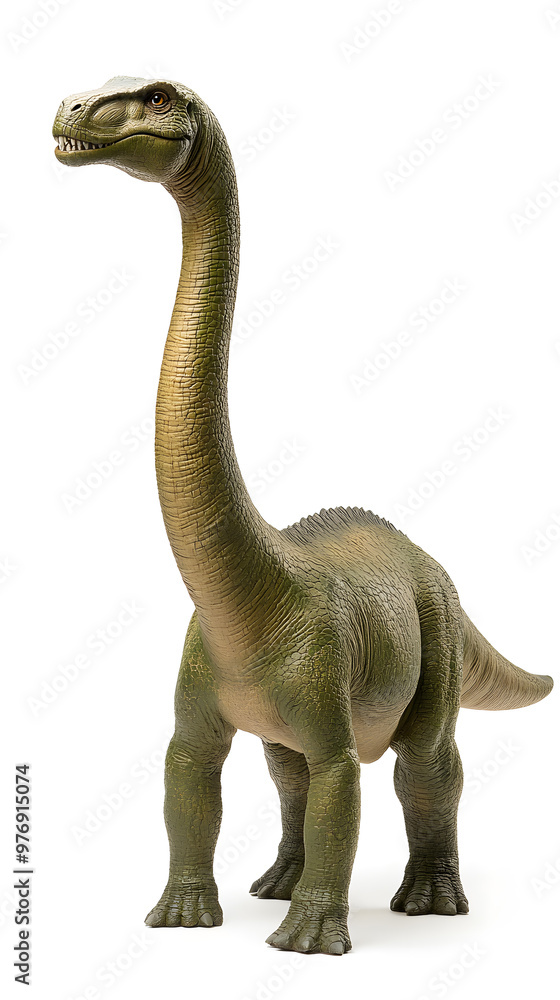 Obraz premium Brachiosaurus dinosaur isolated on white background