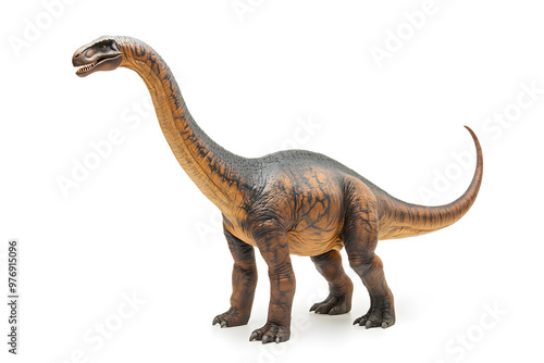 Fototapeta Naklejka Na Ścianę i Meble -  Brachiosaurus dinosaur isolated on white background