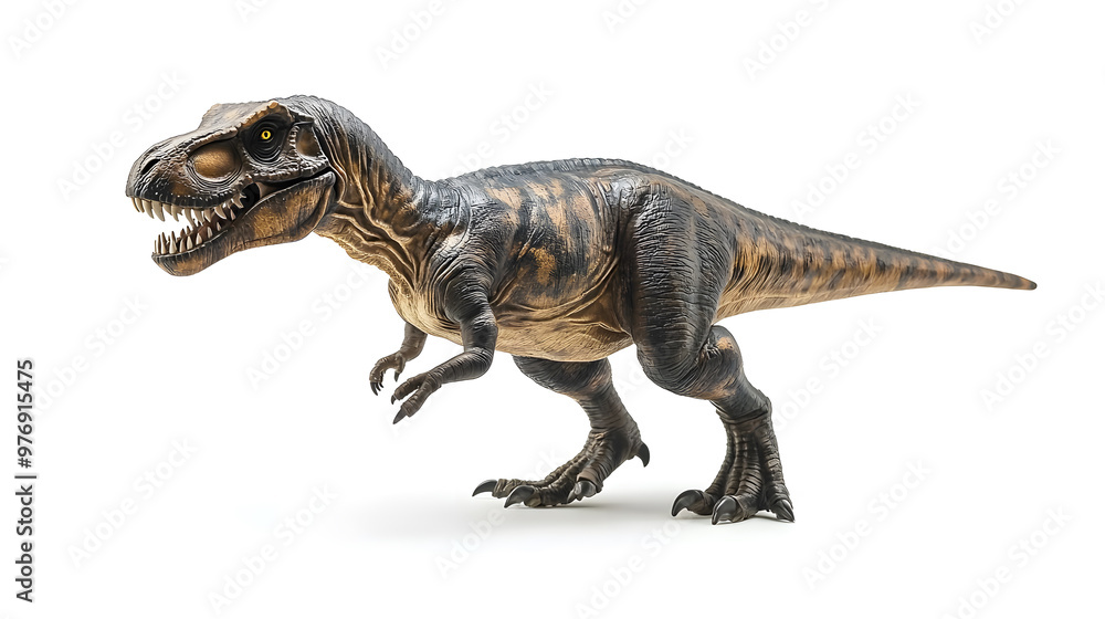 Tyrannosaurus rex dinosaur isolated on white background. T-rex Tyrannosaurus rex dinosaur isolated on white background. T-rex