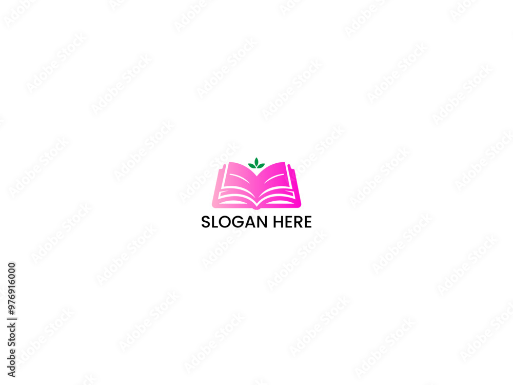Fototapeta premium abstract book logo design vector