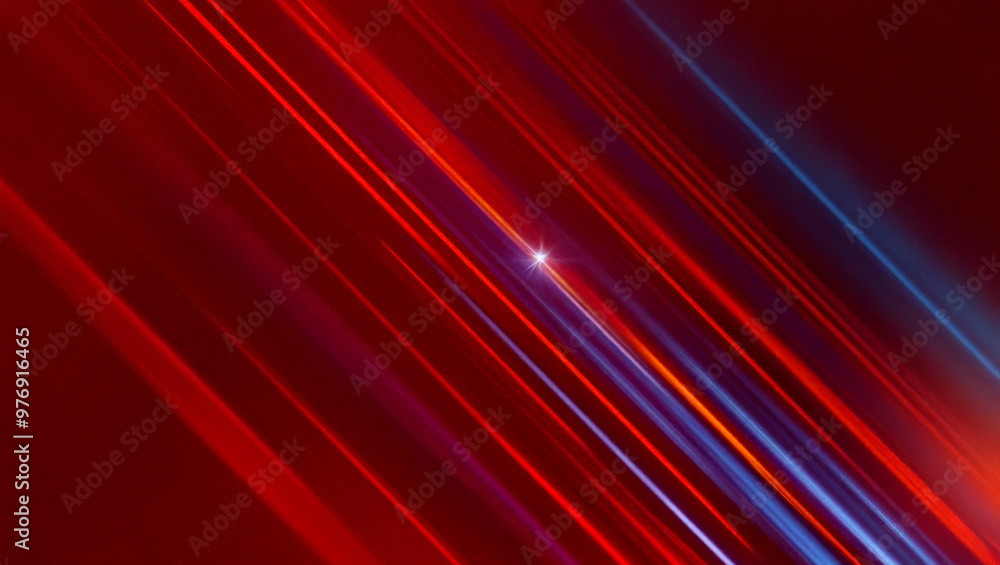 Abstract red and blue light streaks on a dark background Abstract red and blue light streaks on a dark background