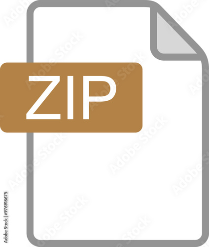 ZIPファイルのアイコン