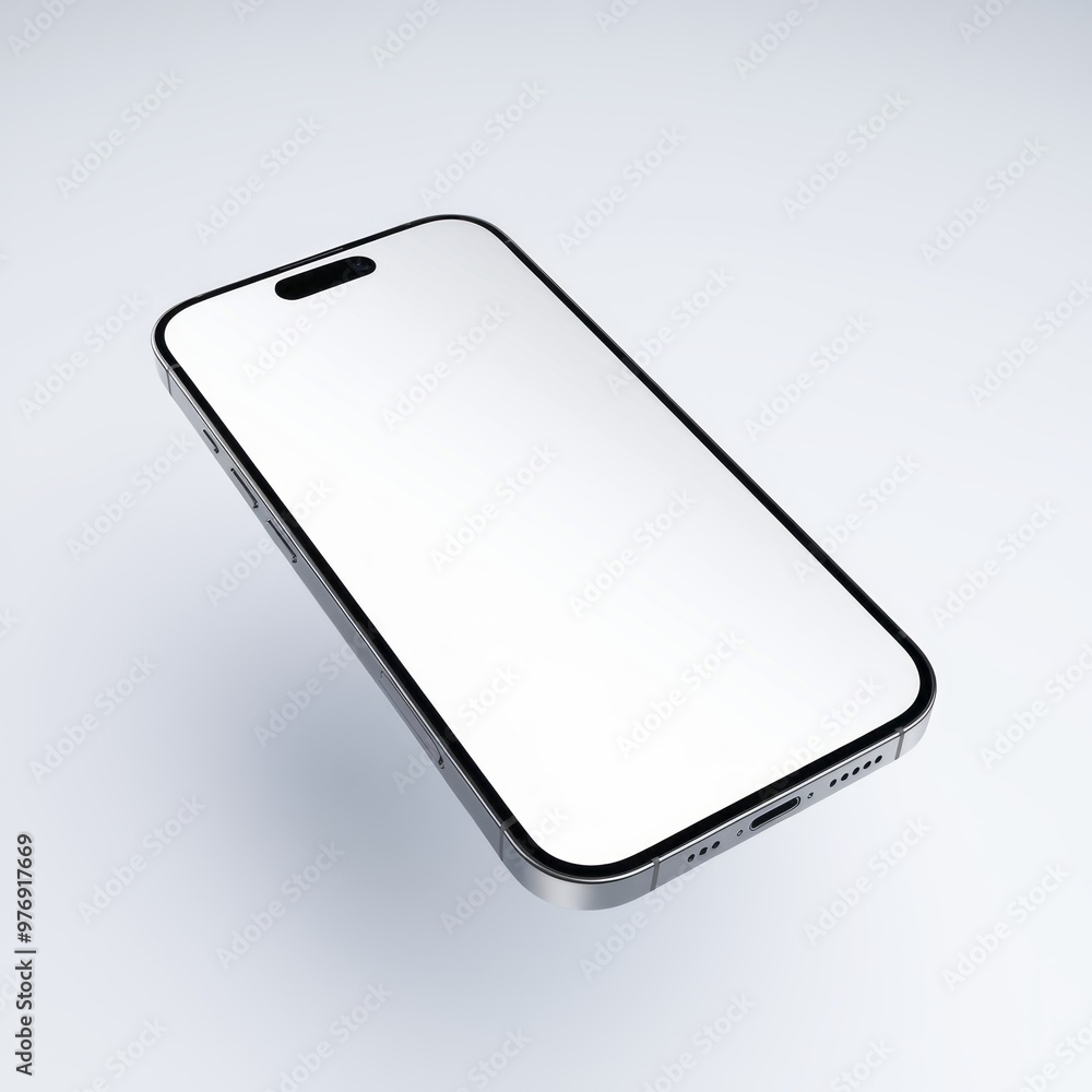 Blank Smartphone Screen Display mockup Blank Smartphone Screen Display mockup