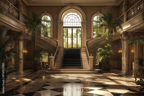 Wallpaper Mural Luxurious grand foyer Torontodigital.ca