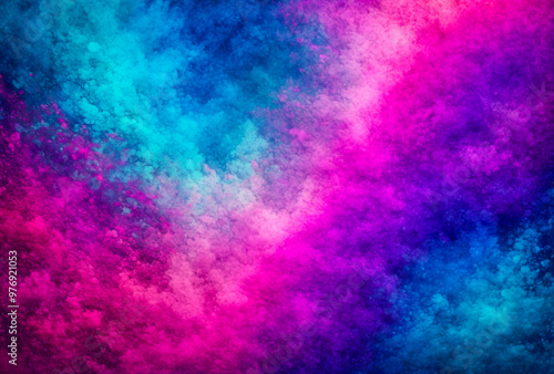 Abstract Blue and Pink Watercolor Background.