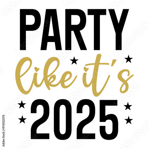 Party Like It's 2025 SVG