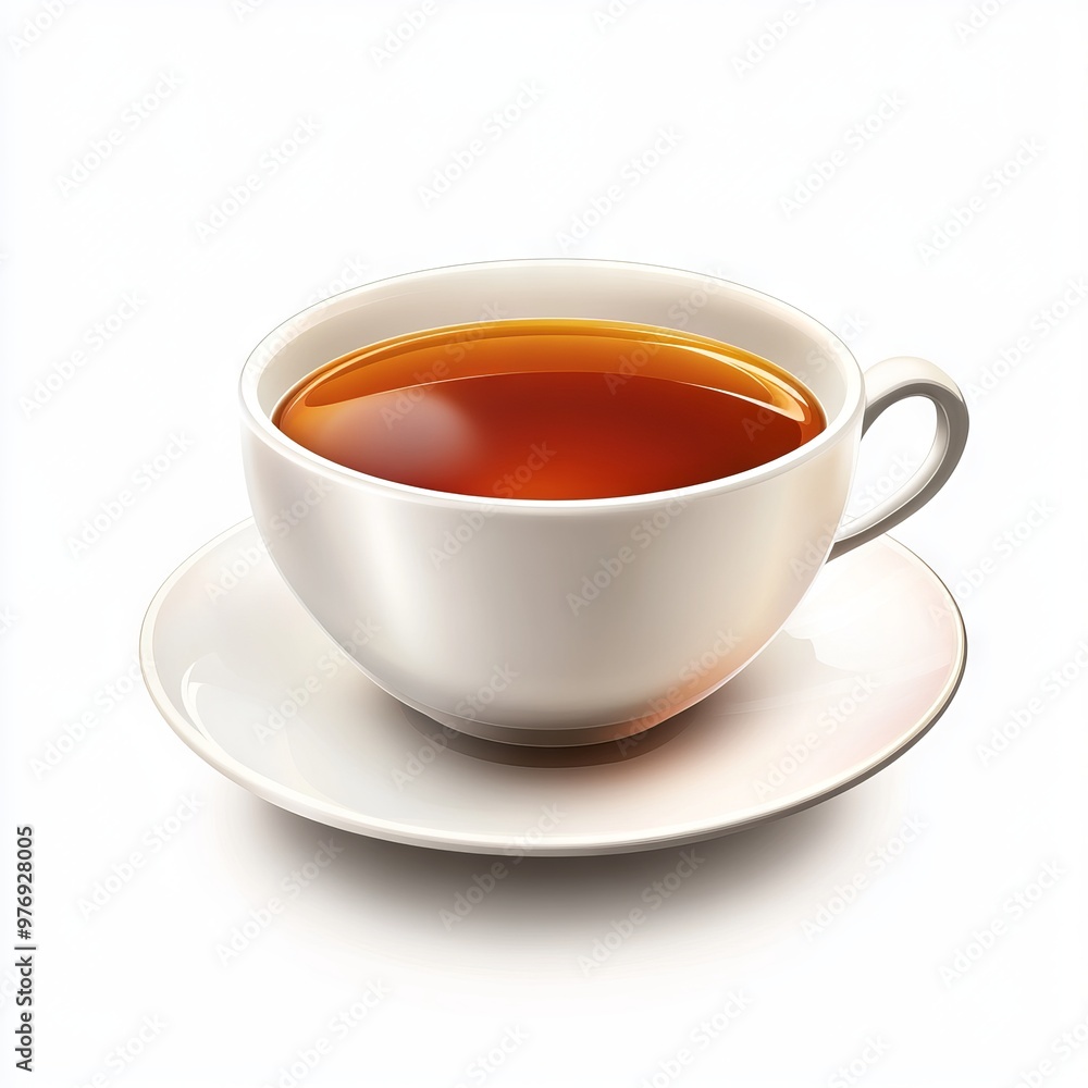 cup of tea isolated on white background. cup of tea isolated on white background.