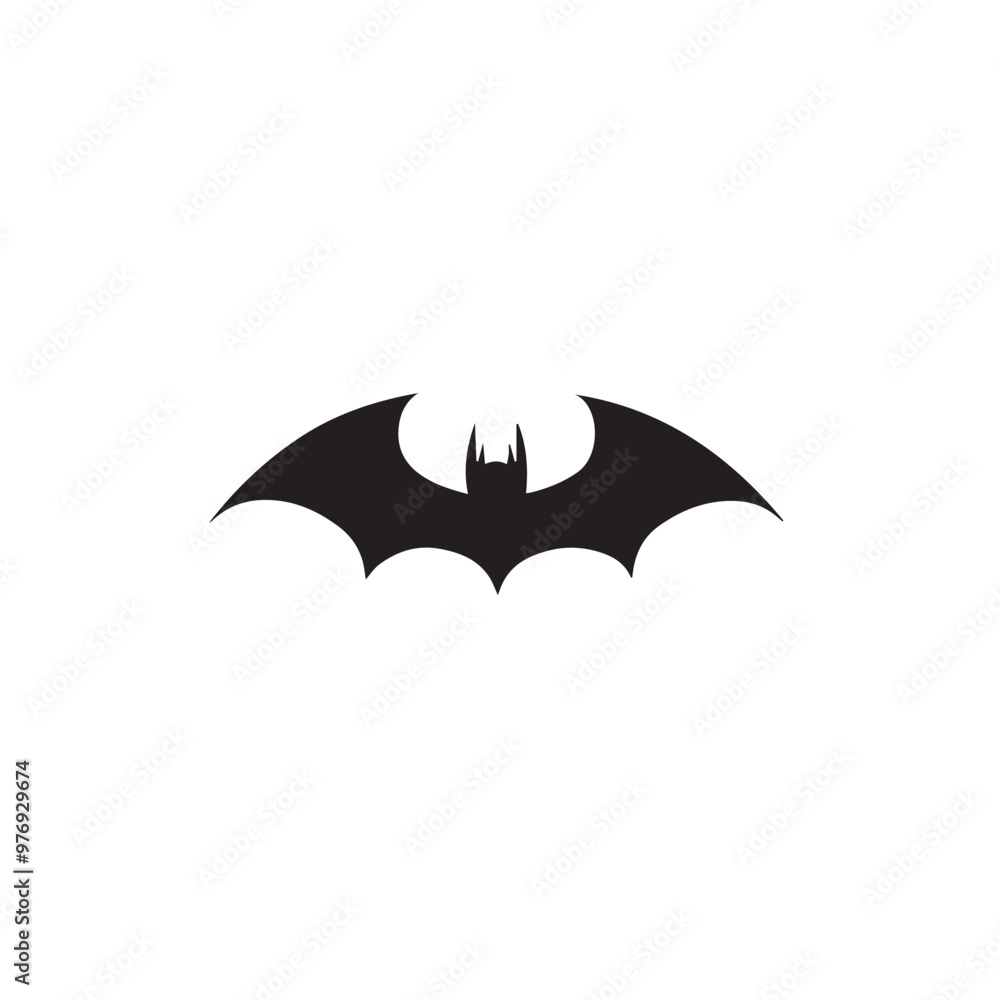 Bat in cartoon, doodle style . Image for t-shirt, web, mobile apps and ui. Isolated 2d vector illustration in logo, icon, sketch style, Eps 10, black and white. AI Generative
