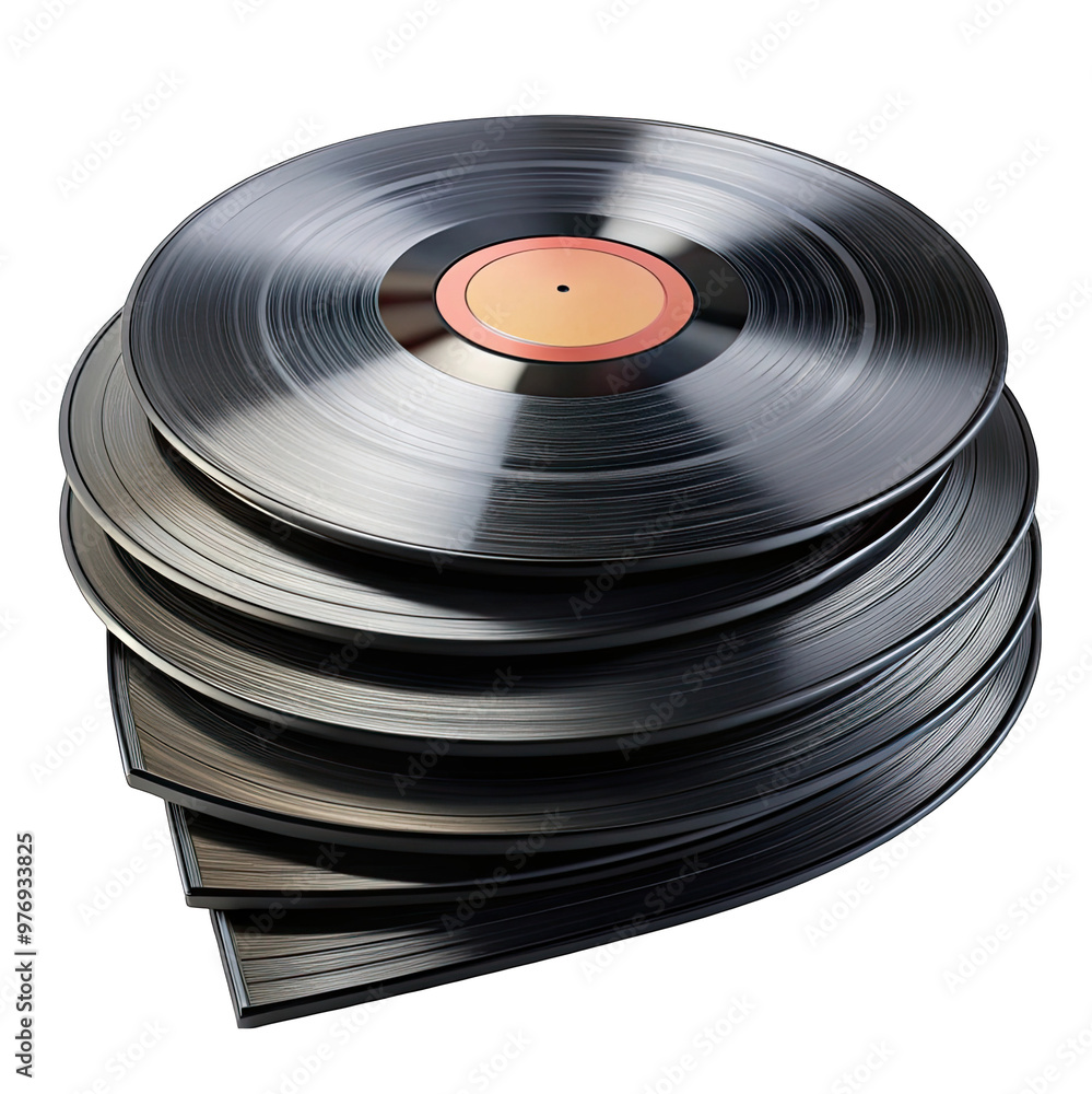 vinyl record isolated on white vinyl record isolated on white