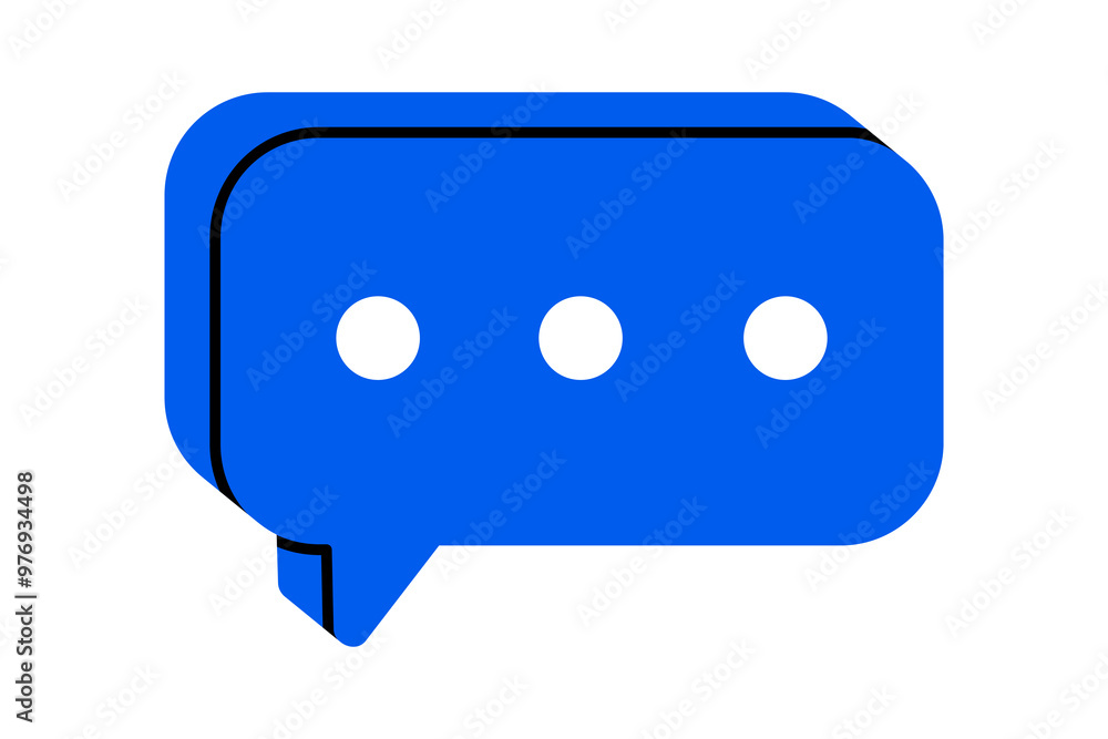 Hand drawn cute cartoon illustration speech bubble with three dots. Flat vector comment message doodle. Online relationship. Social media addiction icon. Communication app. Chat notification. Isolated Hand drawn cute cartoon illustration speech bubble with three dots. Flat vector comment message doodle. Online relationship. Social media addiction icon. Communication app. Chat notification. Isolated