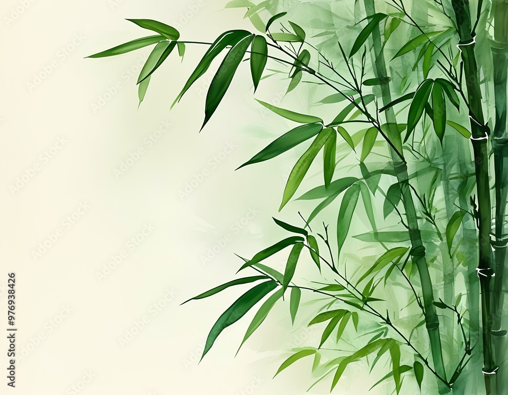 Fototapeta premium bamboo leaves