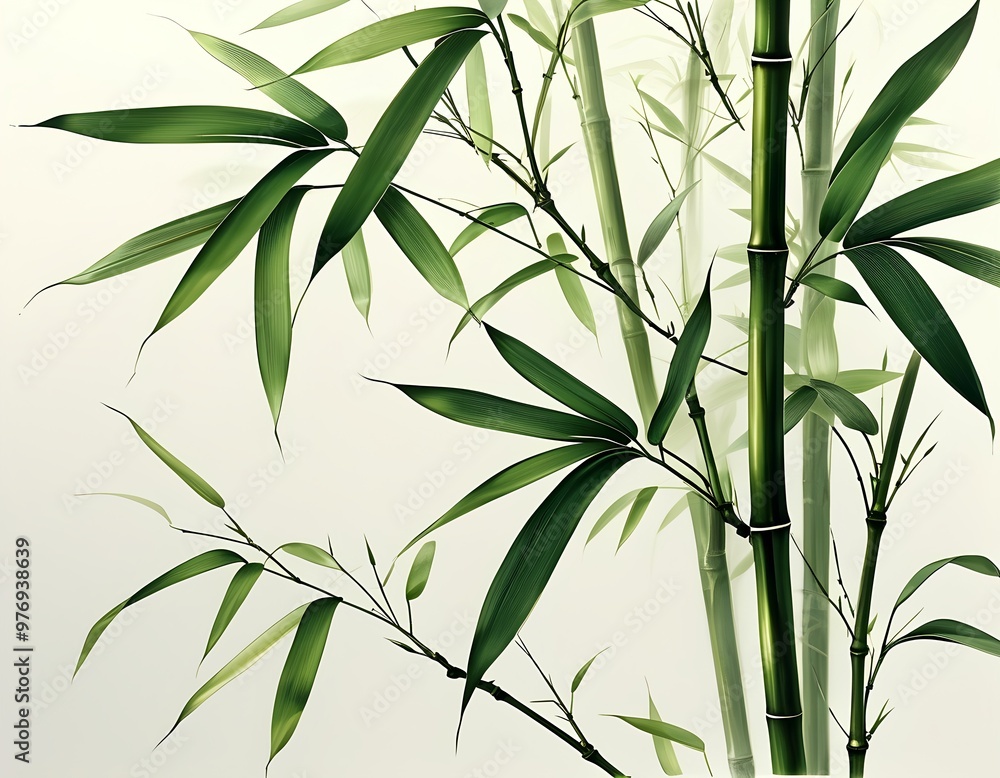 Fototapeta premium bamboo leaves