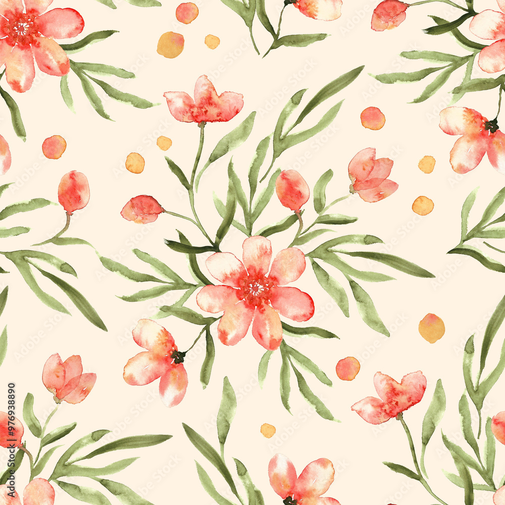 seamless pattern with flowers seamless pattern with flowers