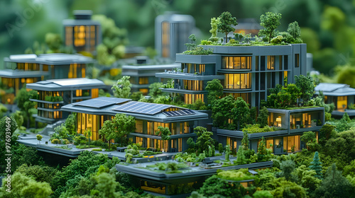 A miniature model of a futu...