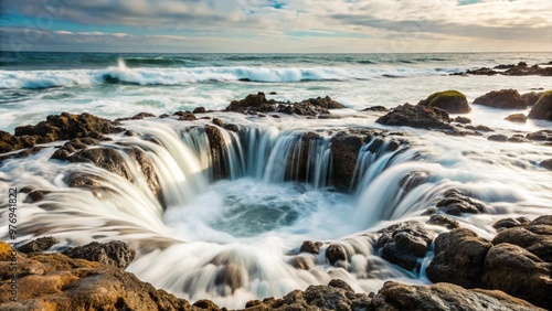 Thor's Well, Cape Perpetua, Oregon. 