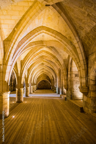 Intérieur de l' Abbaye Saint-Jean-des-Vignes à Soissons