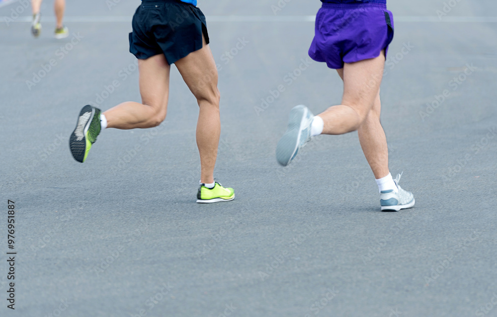 Fototapeta premium marathon runners