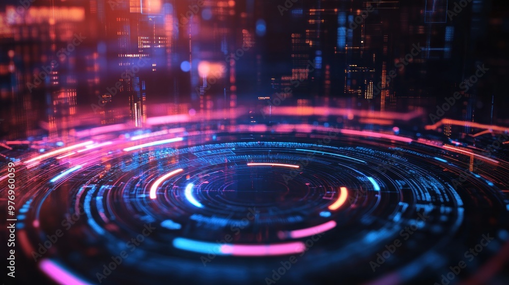 Abstract Futuristic Technology Background Abstract Futuristic Technology Background