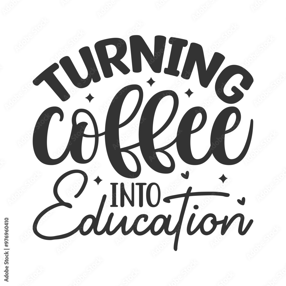 Fototapeta premium Turning Coffee Into Education