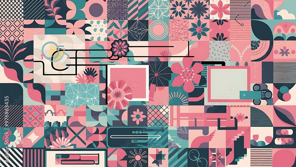 Obraz premium Patterns, frames for web design.