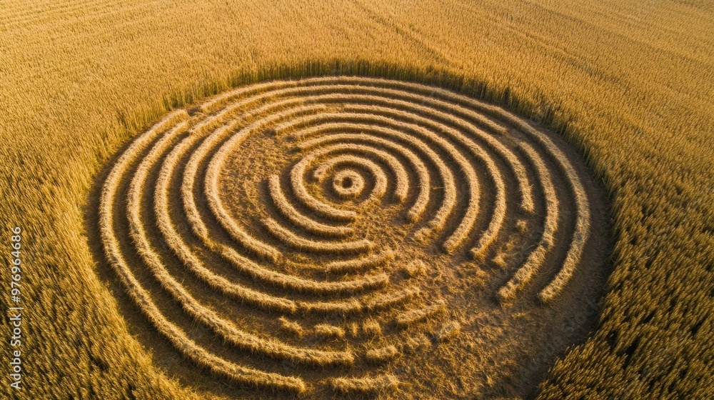 Crop Circle in Field Crop Circle in Field