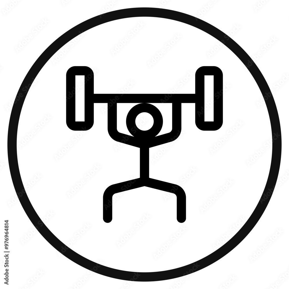 Editable weight lifting vector icon. Part of a big icon set family. Perfect for web and app interfaces, presentations, infographics, etc Editable weight lifting vector icon. Part of a big icon set family. Perfect for web and app interfaces, presentations, infographics, etc