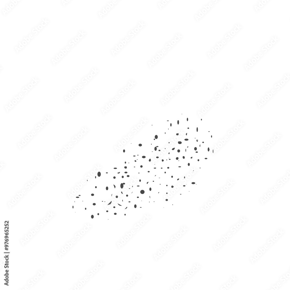 Obraz premium Black Paper Powder