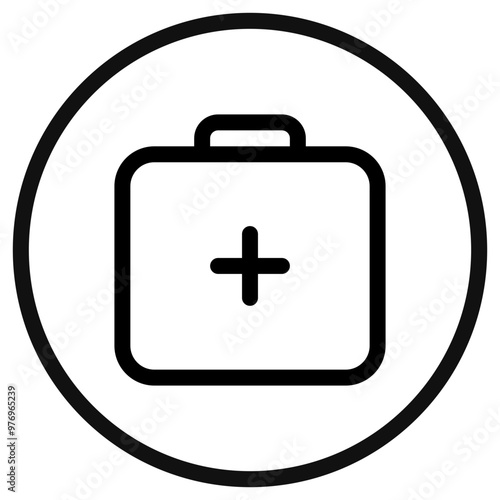 Editable first aid kit vector icon. Part of a big icon set family. Perfect for web and app interfaces, presentations, infographics, etc