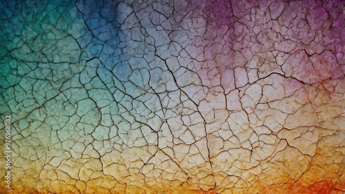 Background, Abstraction, Texture, Yellow, Red, Blue, Orange, Purple, White, Scratches, Gradient, Cracks, Wall