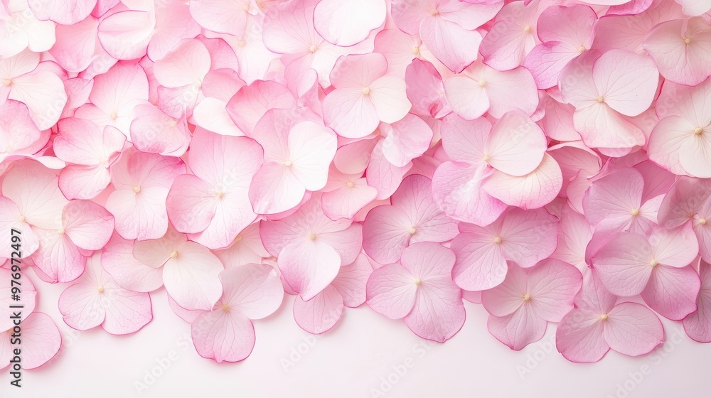Pink Hydrangea Petals Background Texture Pink Hydrangea Petals Background Texture