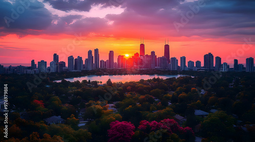 A stunning panoramic view o...