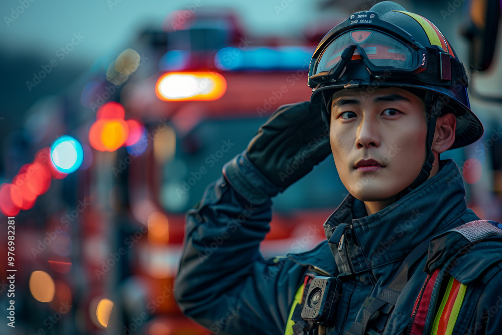 AI generated picture photo of professional rescue service against outdoor danger AI generated picture photo of professional rescue service against outdoor danger