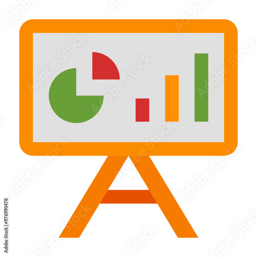 Business Class Vector Flat Icon Design