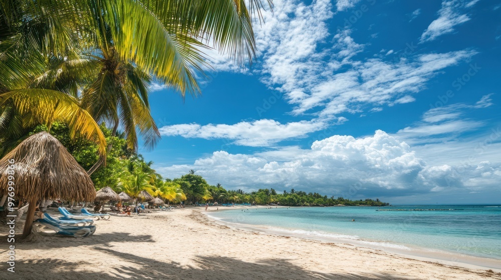 Obraz premium Tropical Beach Paradise