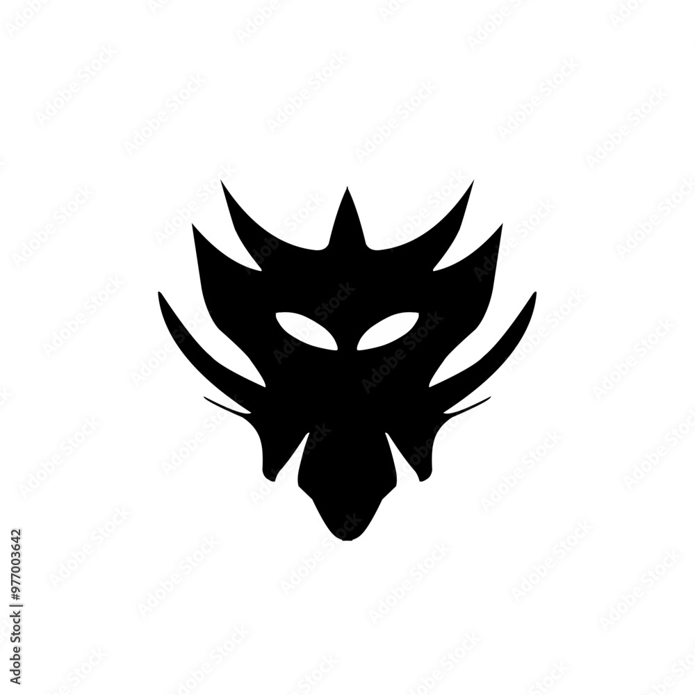 dragon head silhouette